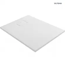 Brodzik z konglomeratu Oltens Bergytan 100x80cm - prostokątny, RockSurface, biały - 15100000